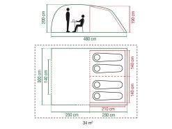 Coleman Vespucci 4 Tunneltent 8 Coleman Vespucci 4 Tunneltent -Buiten Kamperen 357052 357052 images other coleman vespucci 4 3 2 ecommerce