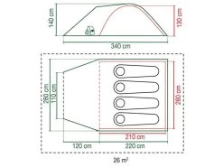 Coleman Kobuk Valley 4 Plus BlackOut Koepeltent -Buiten Kamperen 508075 508075 images other coleman kobuk valley 4 plus afmetingen ecommerce