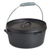 Merkloos Cast Iron 8 Liter Gietijzeren Braadpan -Buiten Kamperen cast iron 4liter gietijzeren braadpan ecommerce d2a4 1