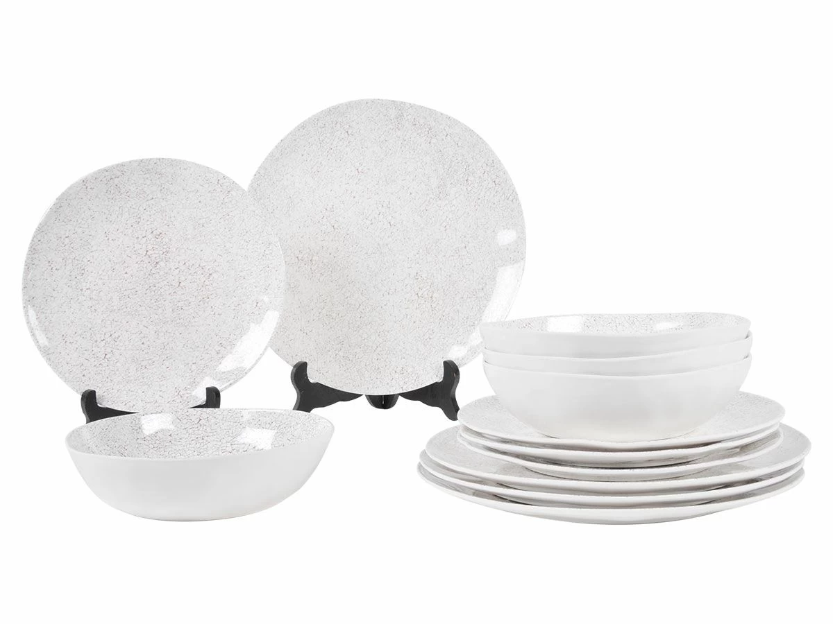 Kampa Natural Stone 12-delig Serviesset 3 Kampa Natural Stone 12-delig Serviesset