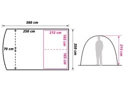 Obelink Living Tunneltent -Buiten Kamperen obelink living floor plan ecommerce 077c 1