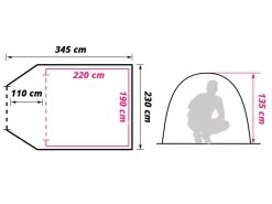Obelink Spring Easy Air Tunneltent -Buiten Kamperen obelink spring easy air floor plan ecommerce 55a6