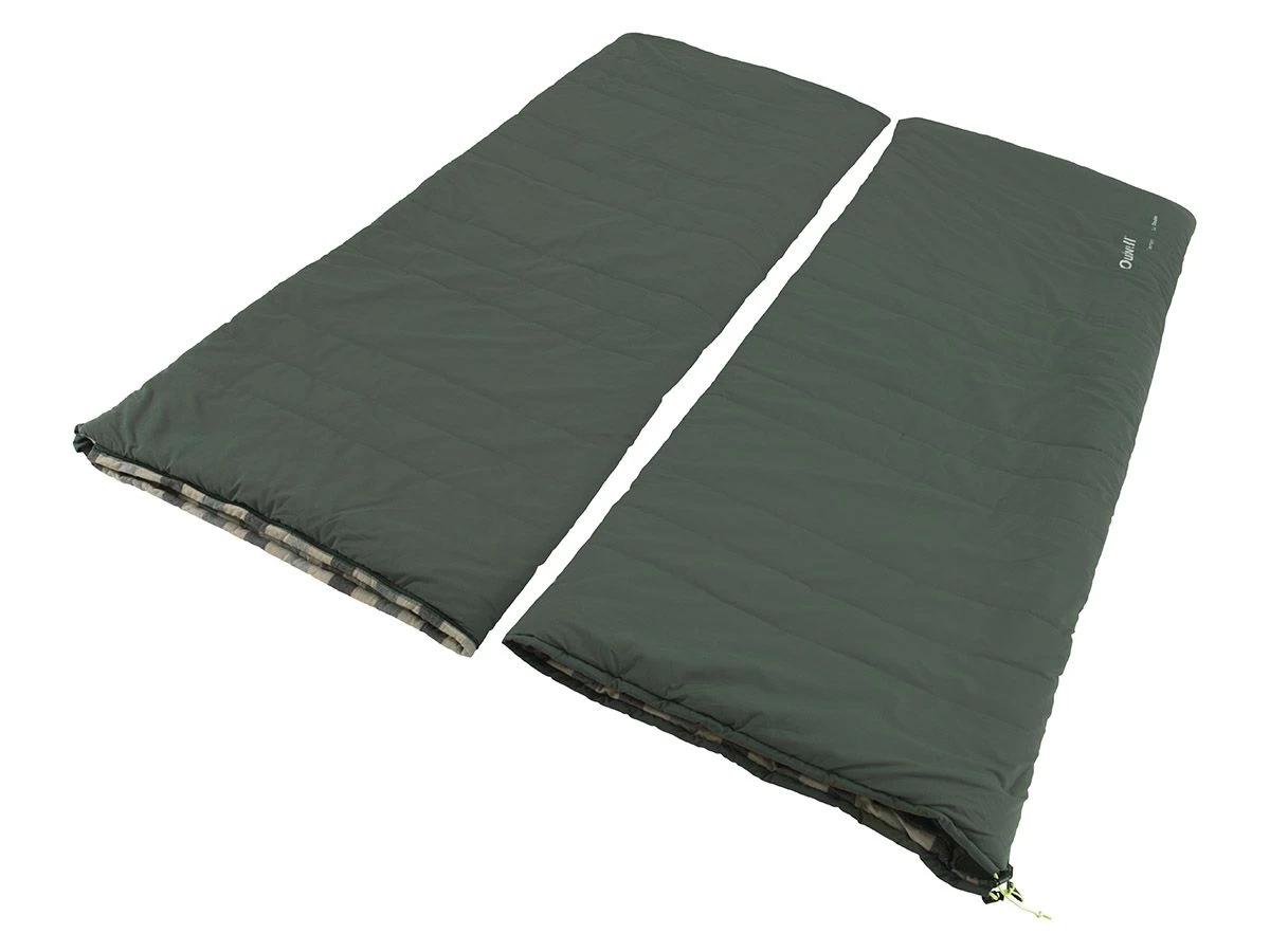 Outwell Camper Lux Double Forest Green Slaapzak 5 Outwell Camper Lux Double Forest Green Slaapzak - Afbeelding 3