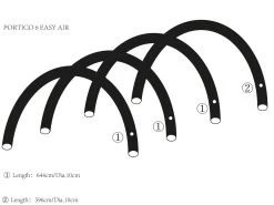 Obelink Portico 6 Easy Air Hoofd Airtube Achter -Buiten Kamperen portico easy air ecommerce c4ec 1